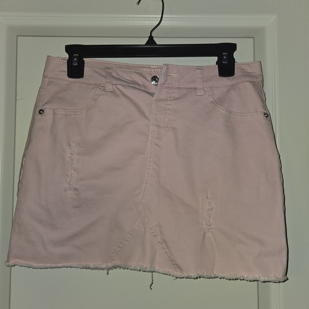 Justice Light Pink Mini Skirt